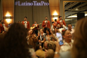 Mariachi band at Latino Tax Fest